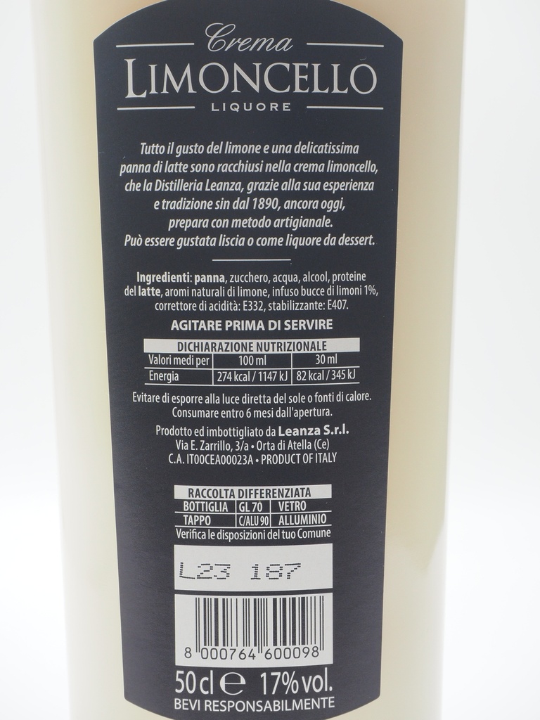Crema Limoncello 0,5l