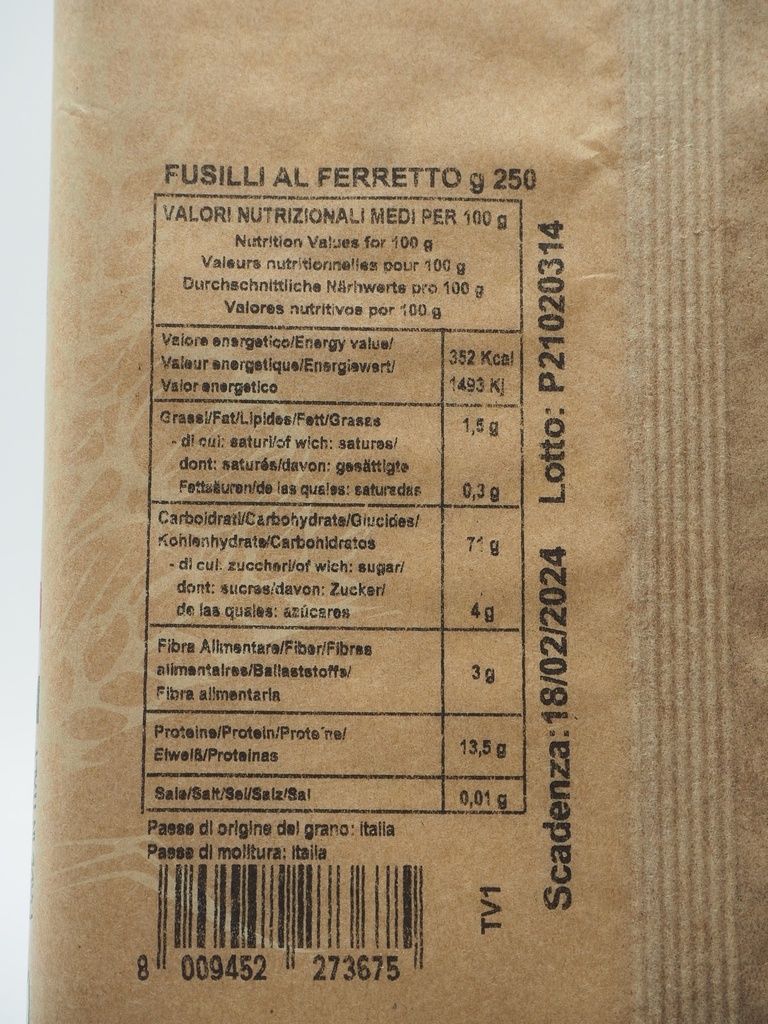 Fusilli Ferretto