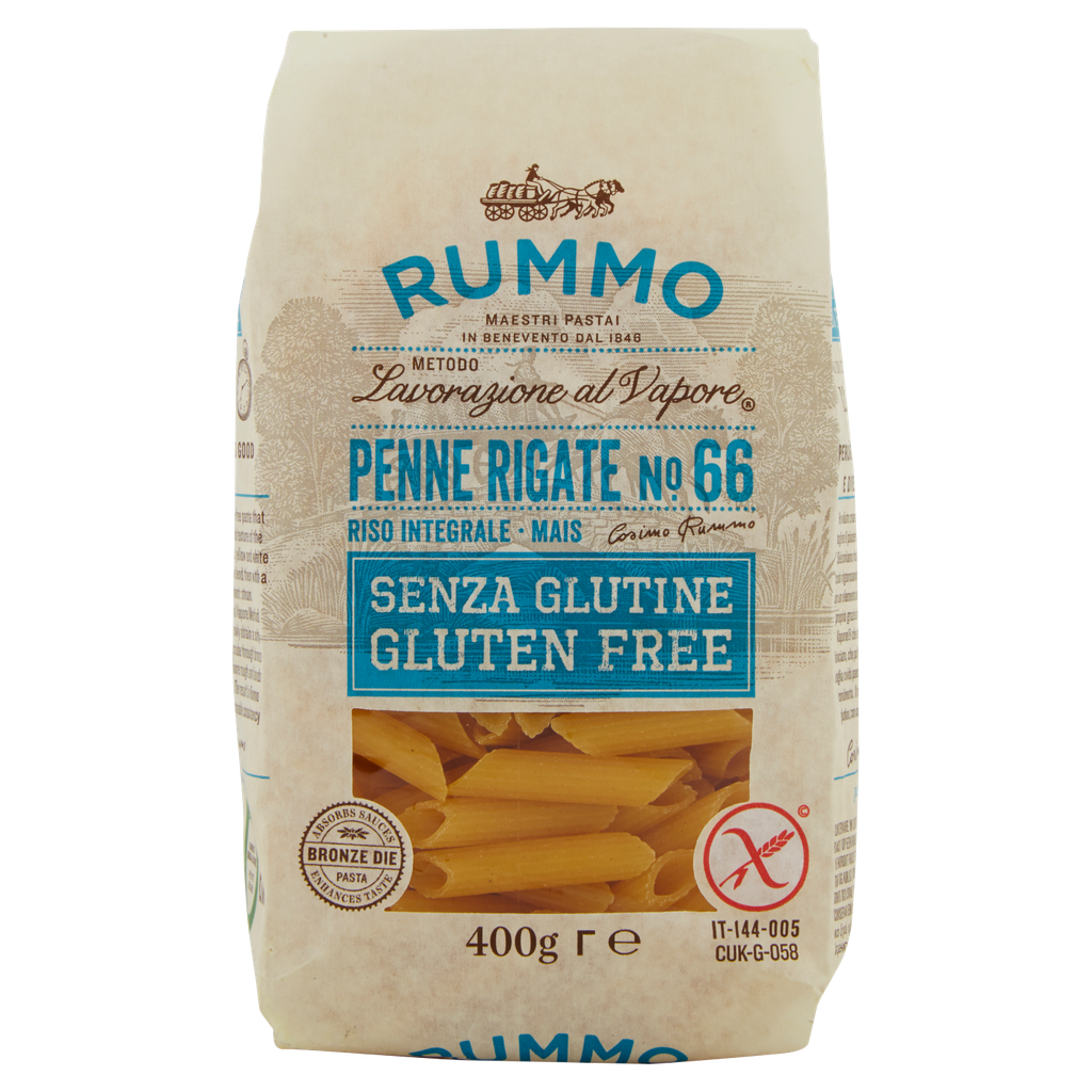 Rummo Mezze Penne rigate n.28 glutenfrei