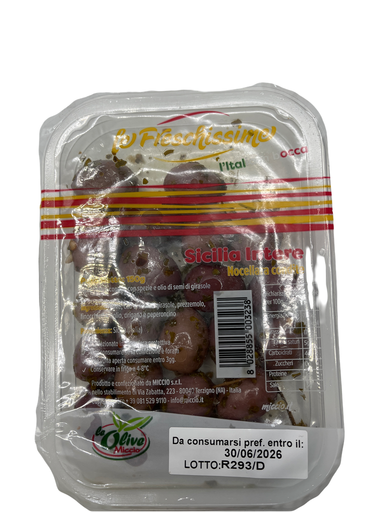 Miccio Ganze Oliven Sicilia gewürzt