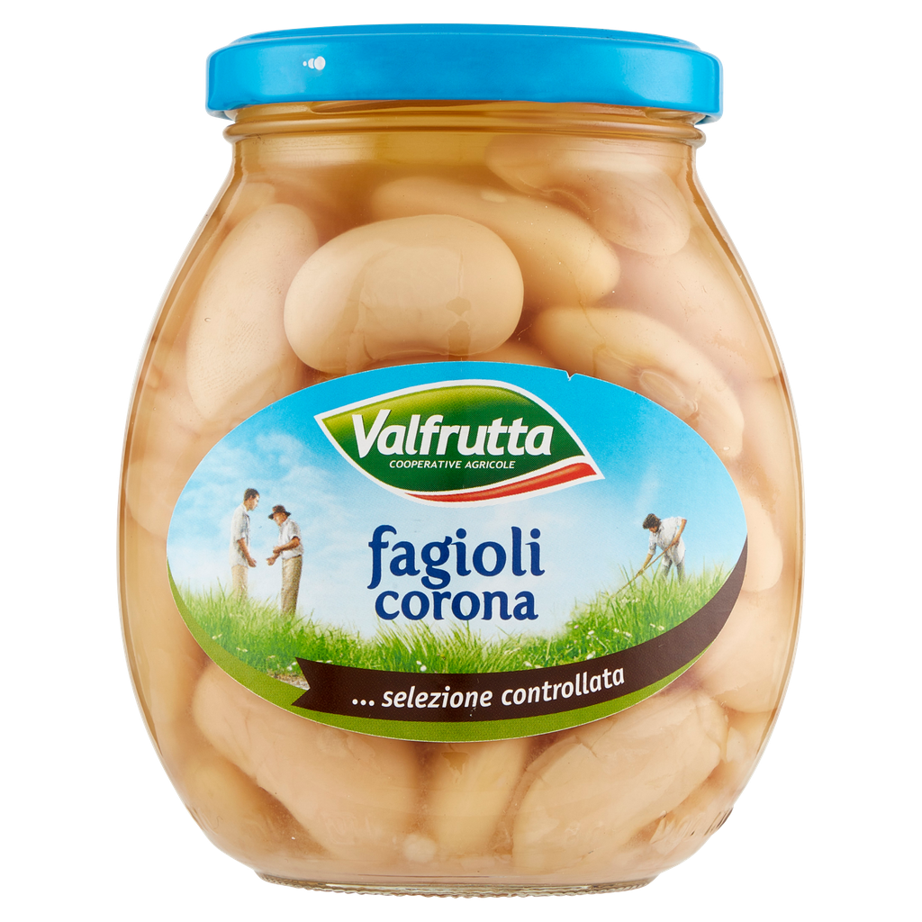 Valfrutta Corona-Riesenbohnen im Glas, 370 g