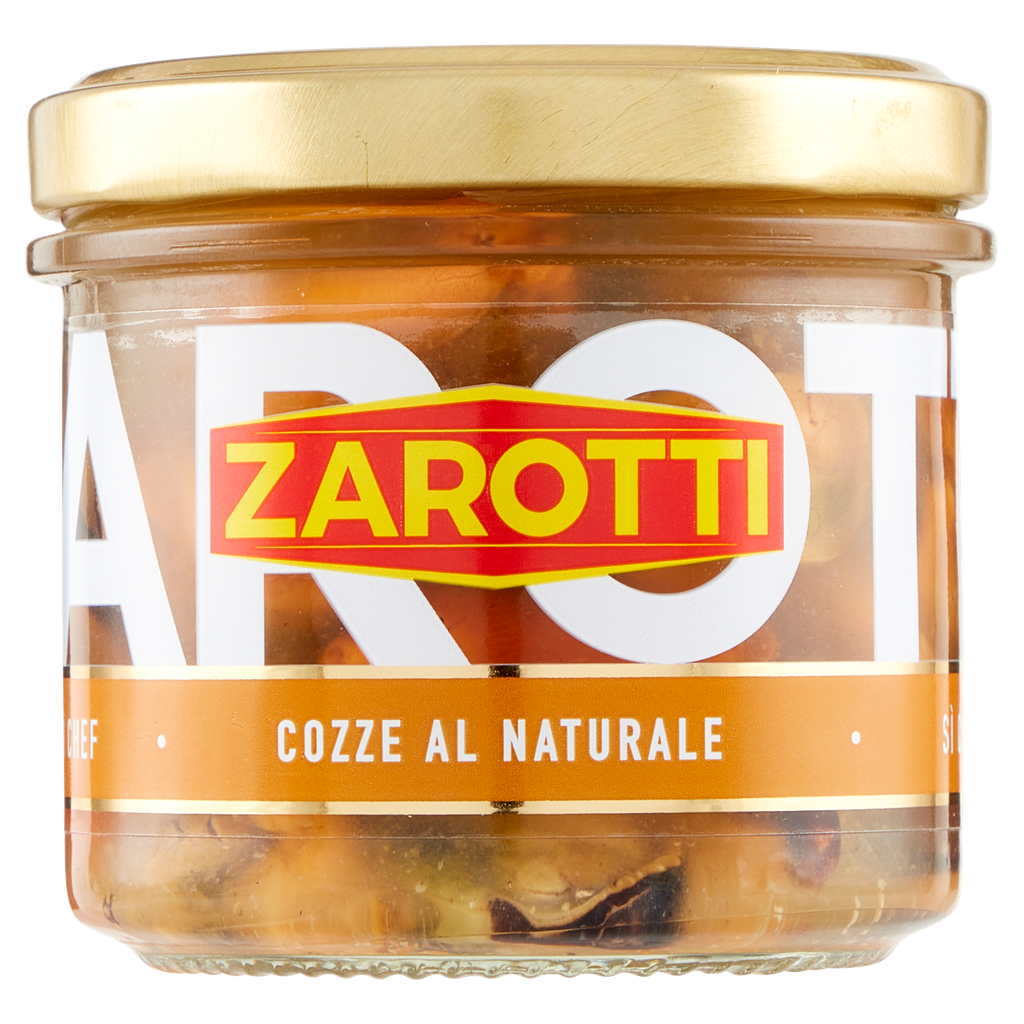 Zarotti Cozze al Naturale 140 g, Muscheln, 55 g Abtropfgewicht