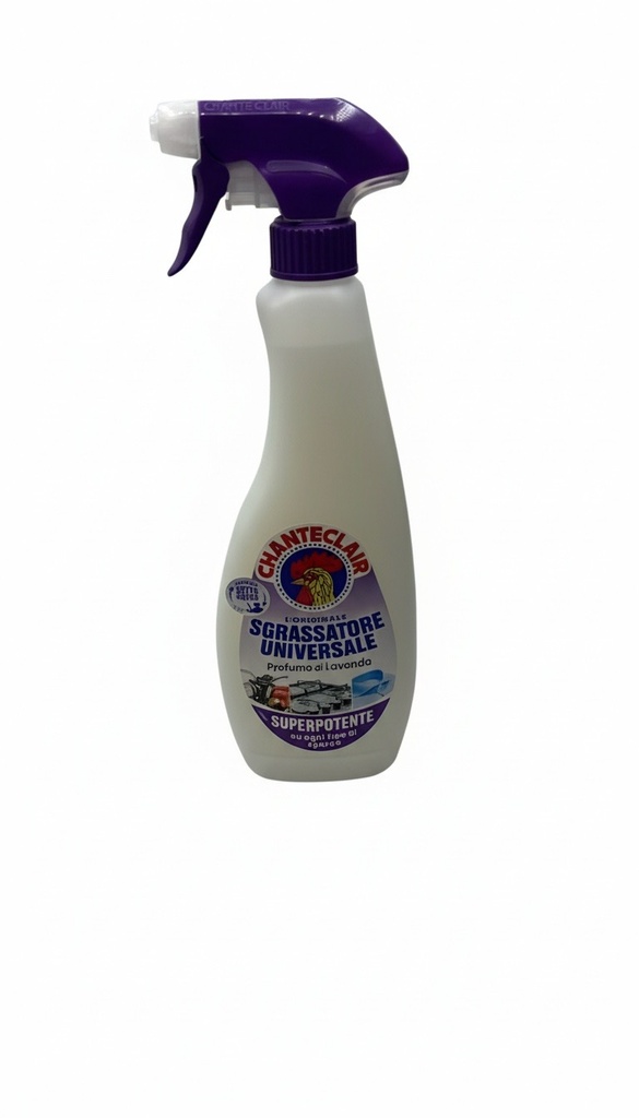 Chanteclair Sgrassatore Universale Lavanda 600 ml, sgrassatore spray per superfici