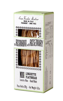 Casa Vecchio Mulino Rosmarin-Linguette, italienisches Salzgebäck mit Rosmarin, 120 g