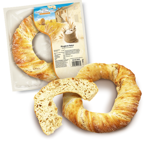 Ringbrot Natur von Panificio Italiano Veritas – italienisches Weißbrot zum Aufbacken