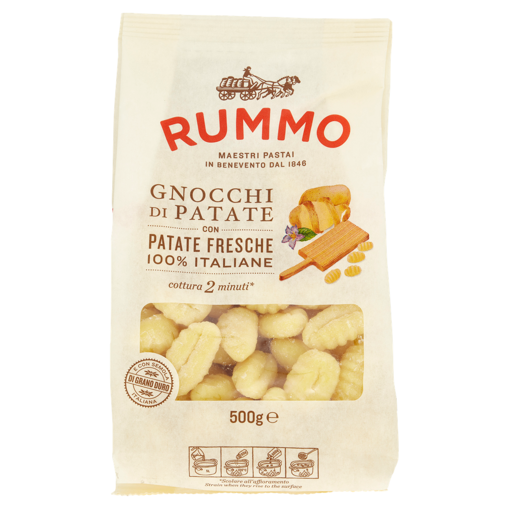 Rummo Kartoffelgnocchi mit 85 % Kartoffelpüree, 500 g gekühlt