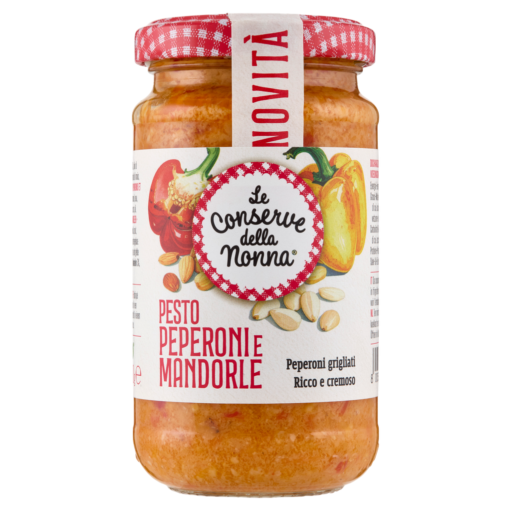 Conserve della Nonna Pesto Peperoni e Mandorle 190 g