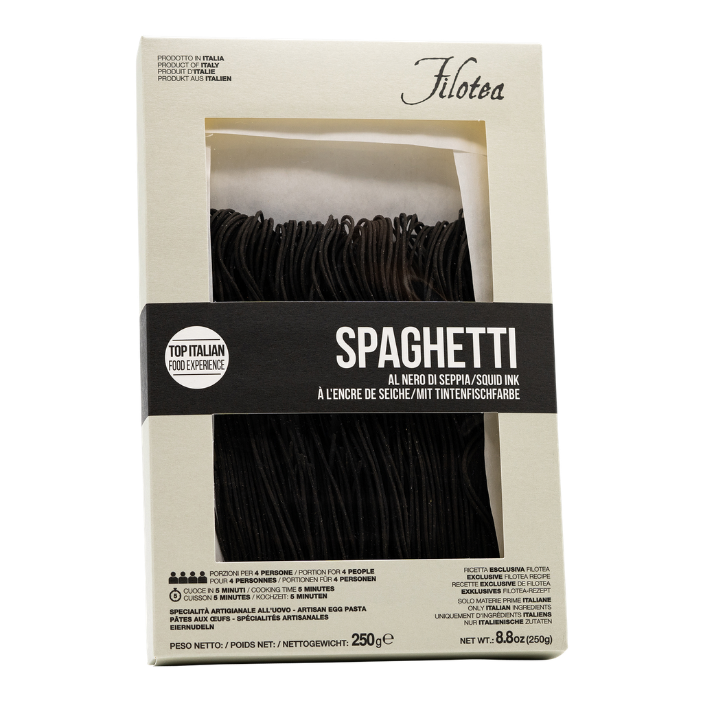 Filotea Spaghetti Chitarra Nero di Seppia