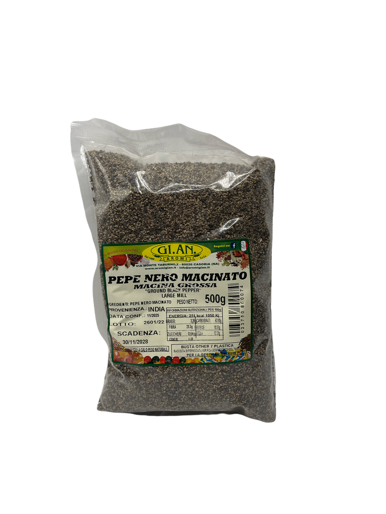 GIAN schwarzer Pfeffer grob gemahlen 500g