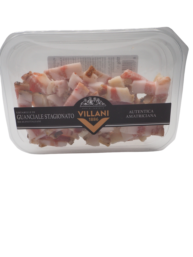 Villani Guanciale – Schweinebackenspeck in Streifen 120 g
