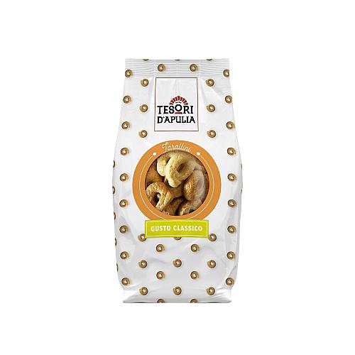 Tesori d’Apulia Tarallini Gusto Classico mit Olivenöl, 200 g