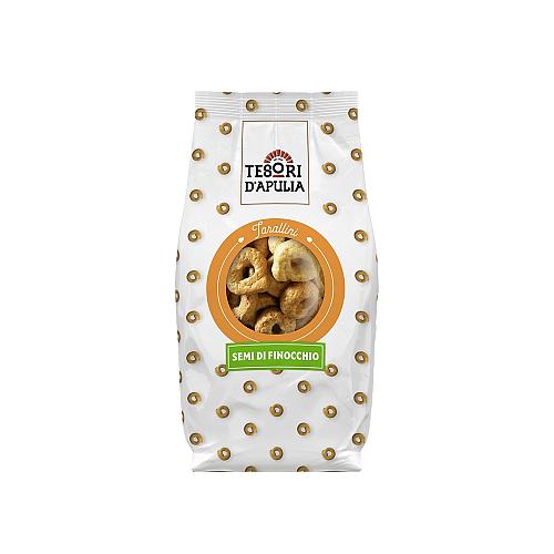 Tesori d’Apulia Tarallini mit Fenchelsamen, 200 g
