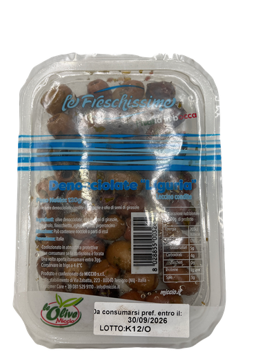 [153390] Miccio entkernte Oliven aus Ligurien