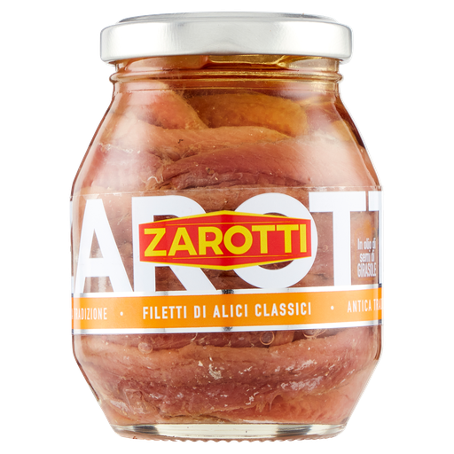 Zarotti Filetti di Alici in Öl, 140 g, 74 g Abtropfgewicht
