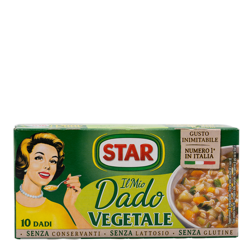 STAR Gemüsebrühe-Würfel mit neun Gemüsesorten, 10 Stück à 10 g