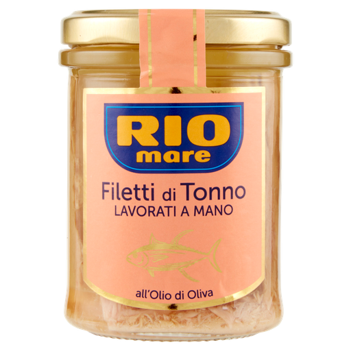 Rio Mare Thunfischfilets in Olivenöl 180 g, italienische Fischkonserve