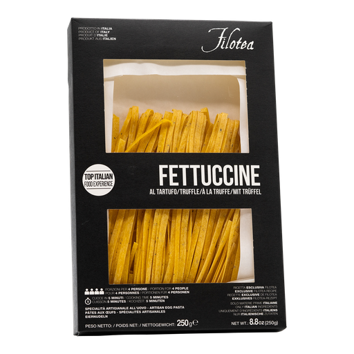 Filotea Fettuccine Tartufo – Eierpasta mit schwarzem Sommertrüffel, 250 g