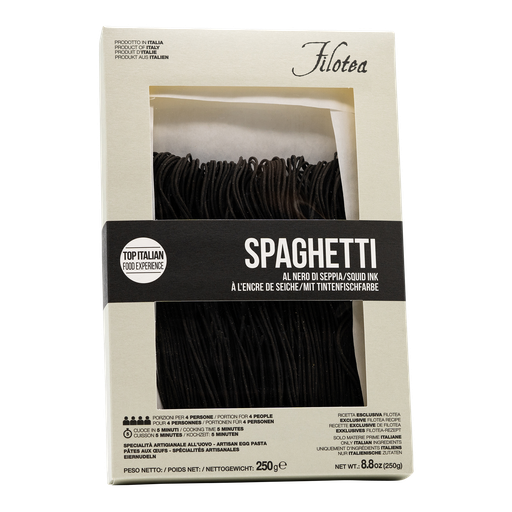 Filotea Spaghetti Chitarra Nero di Seppia